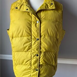 Yellow Quilted Women's Vest